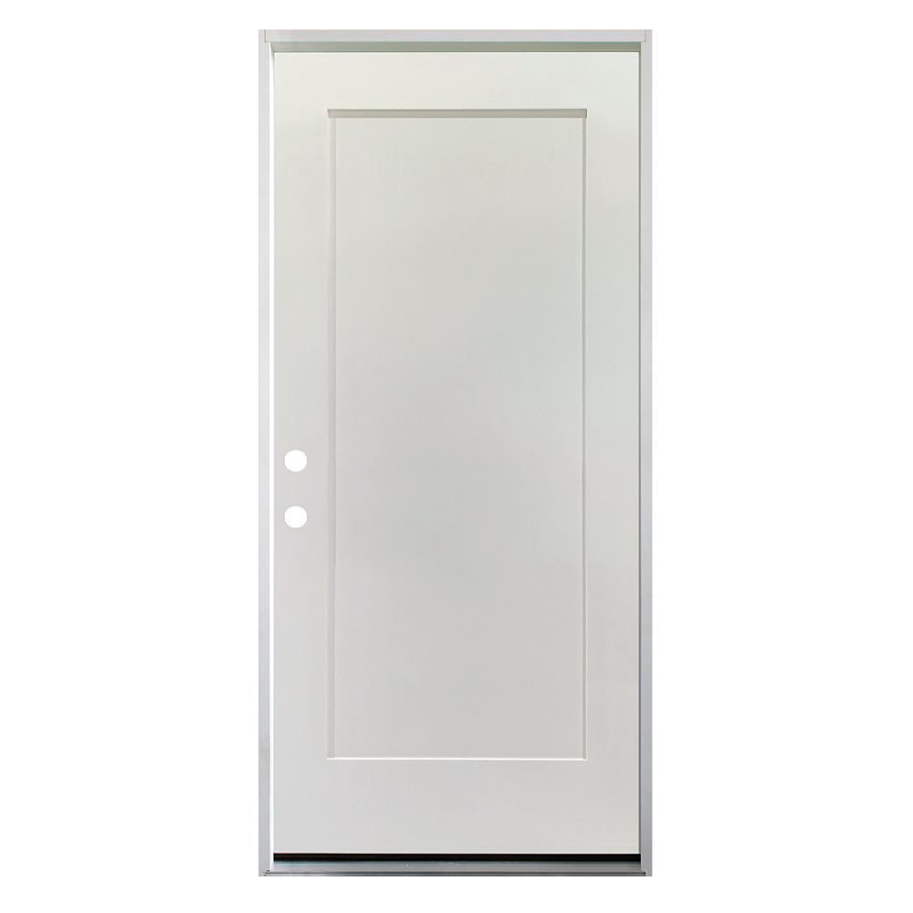 Garage to Home Fiberglass 1 Panel Shaker Fire Rated Door