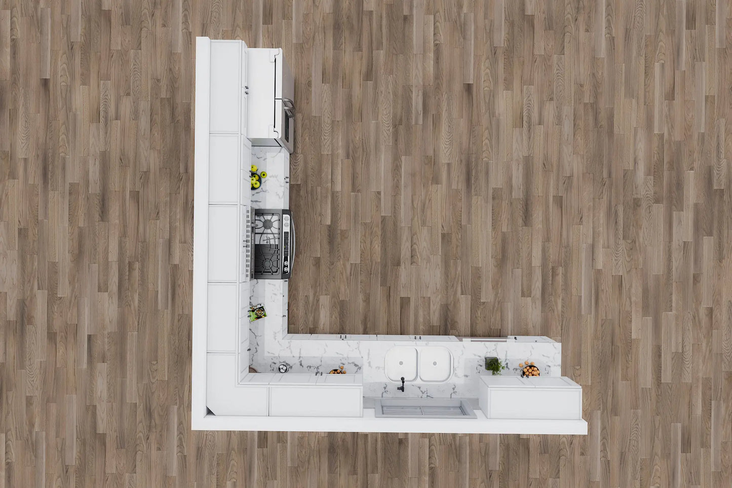 Fabuwood Allure Galaxy Frost 12x12 Kitchen