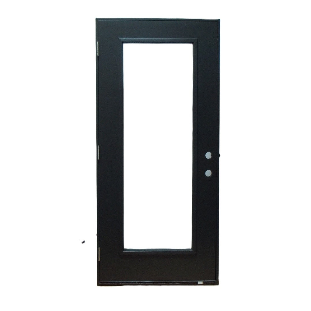 Fiberglass Full Lite Clear Glass