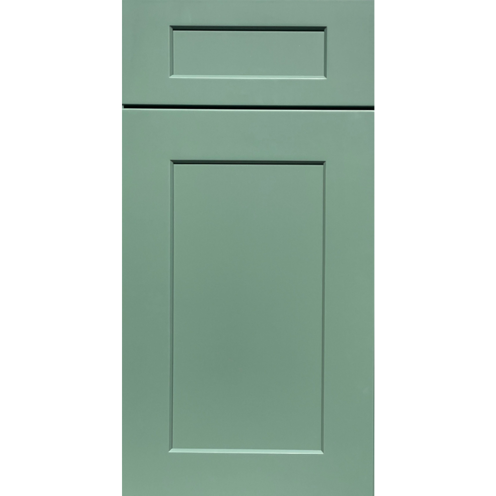 Pioneer Beveled Jade Green Door Sample