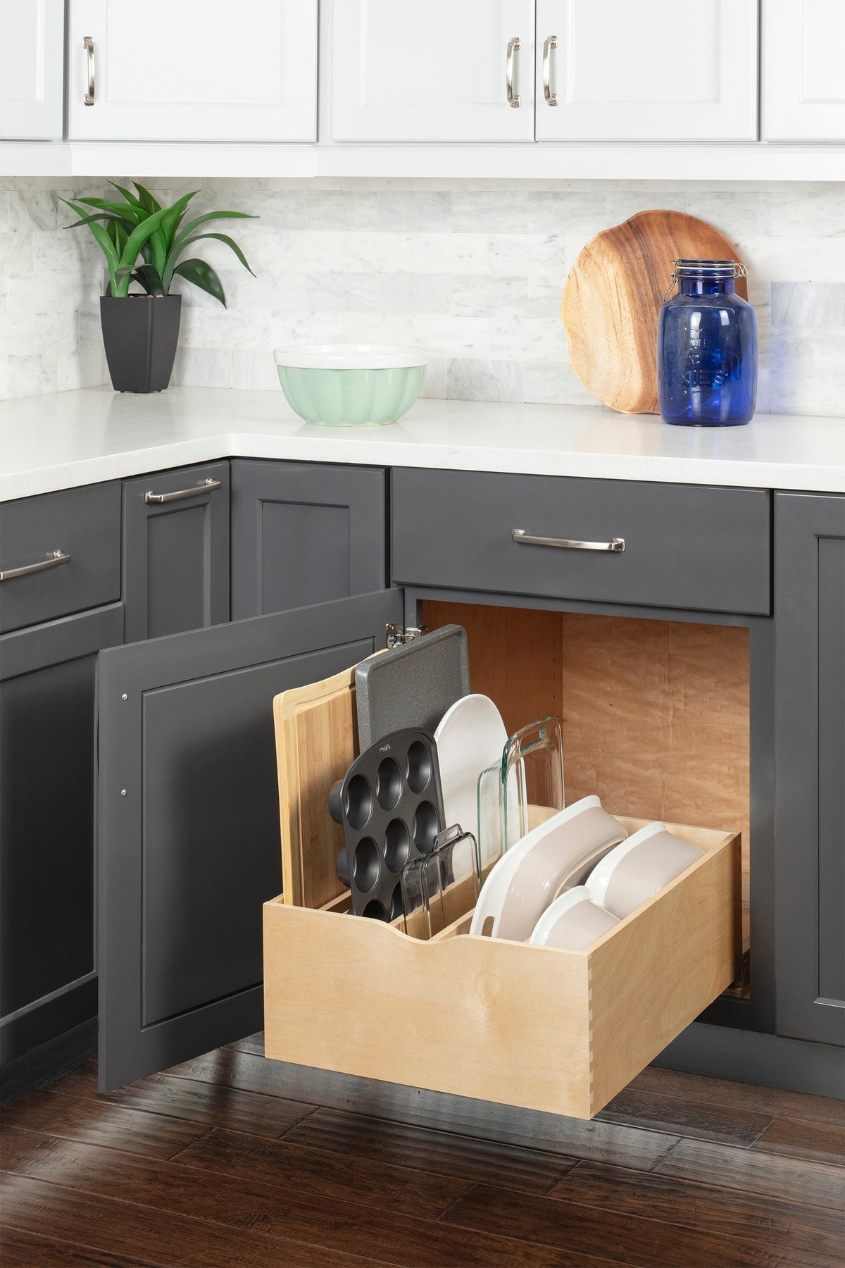 21" Wood Single Drawer Cookware Rollout