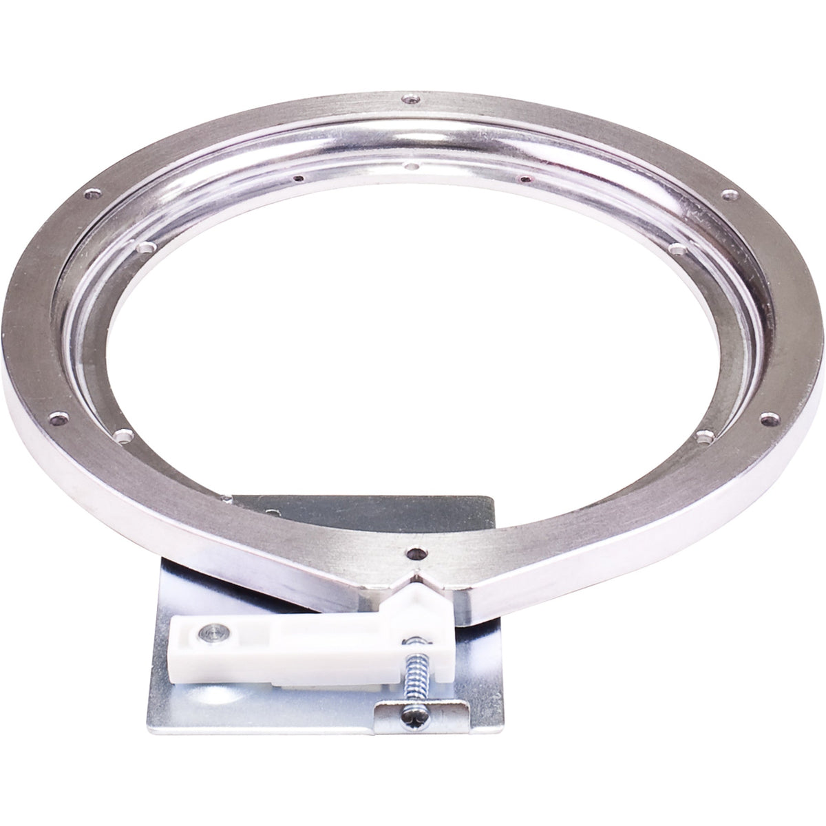 28" Kidney Wood Lazy Susan Shelf with Swivel