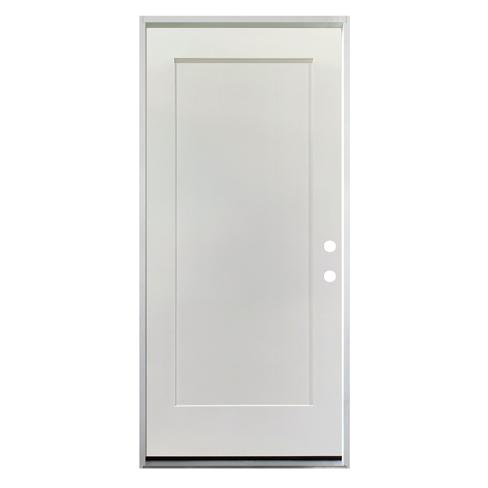 Garage to Home Fiberglass 1 Panel Shaker Fire Rated Door