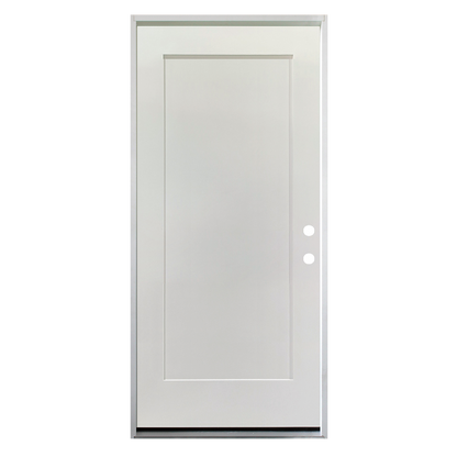 Garage to Home Fiberglass 1 Panel Shaker Fire Rated Door