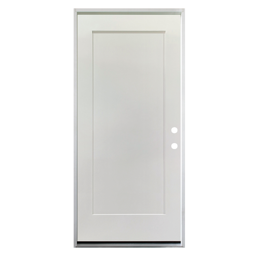 Garage to Home Fiberglass 1 Panel Shaker Fire Rated Door