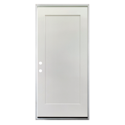 Garage to Home Fiberglass 1 Panel Shaker Fire Rated Door