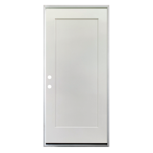 Garage to Home Fiberglass 1 Panel Shaker Fire Rated Door