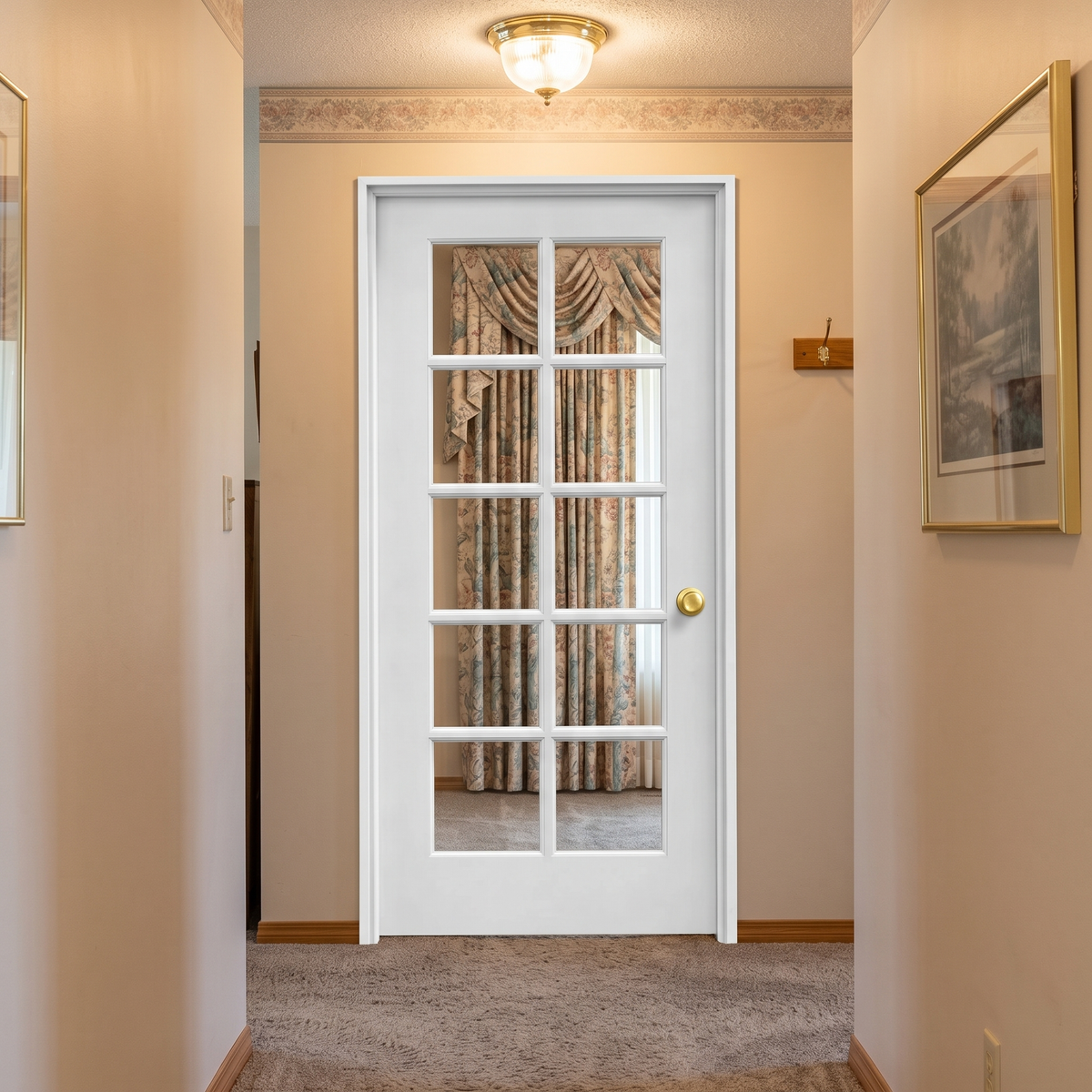 2/6X6/8 10 Lite Primed MDF Prehung Interior Door