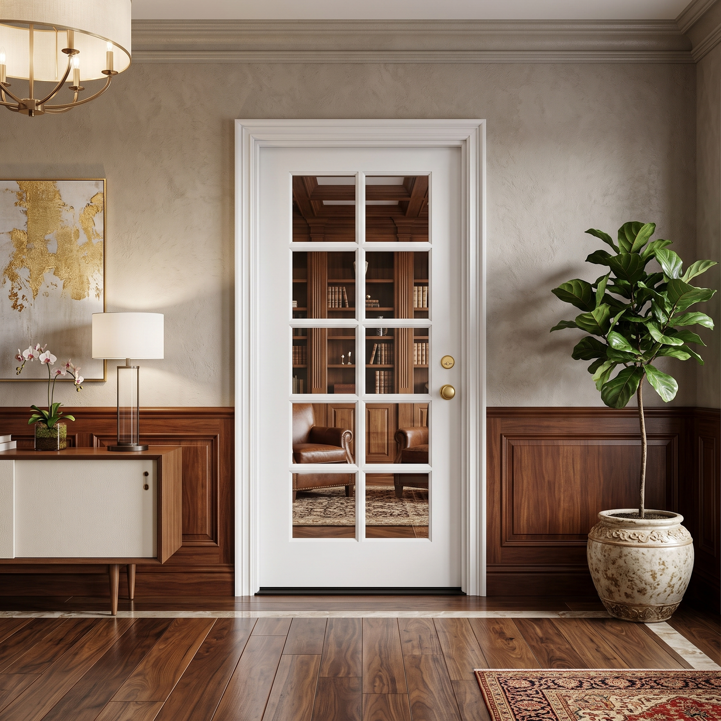 2/6X6/8 10 Lite Primed MDF Prehung Interior Door