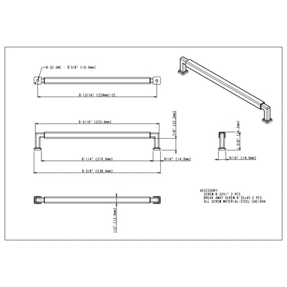 Nash 224 mm Center-to-Center Bar Pull