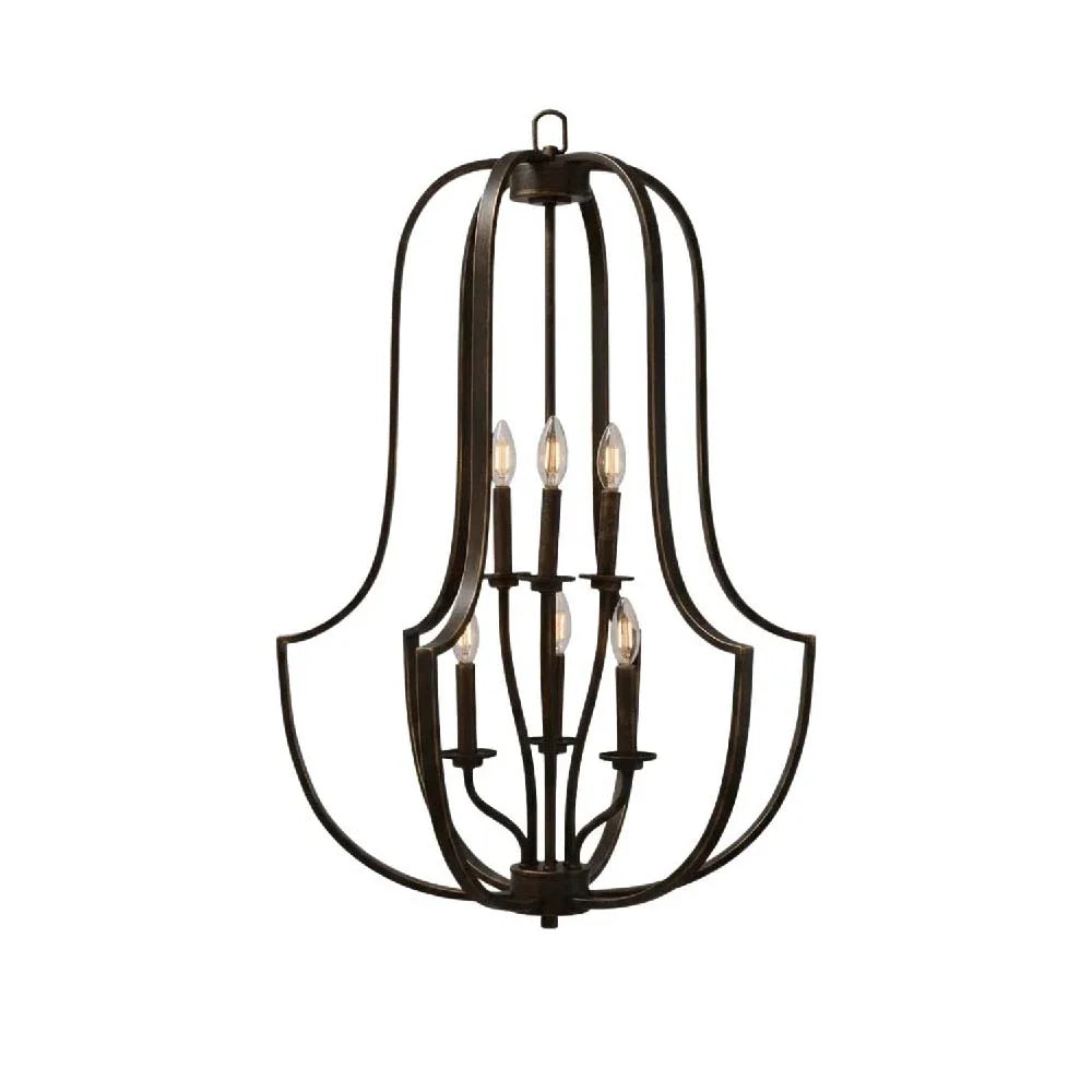 Lexington 6-Light Entry Cage - RB