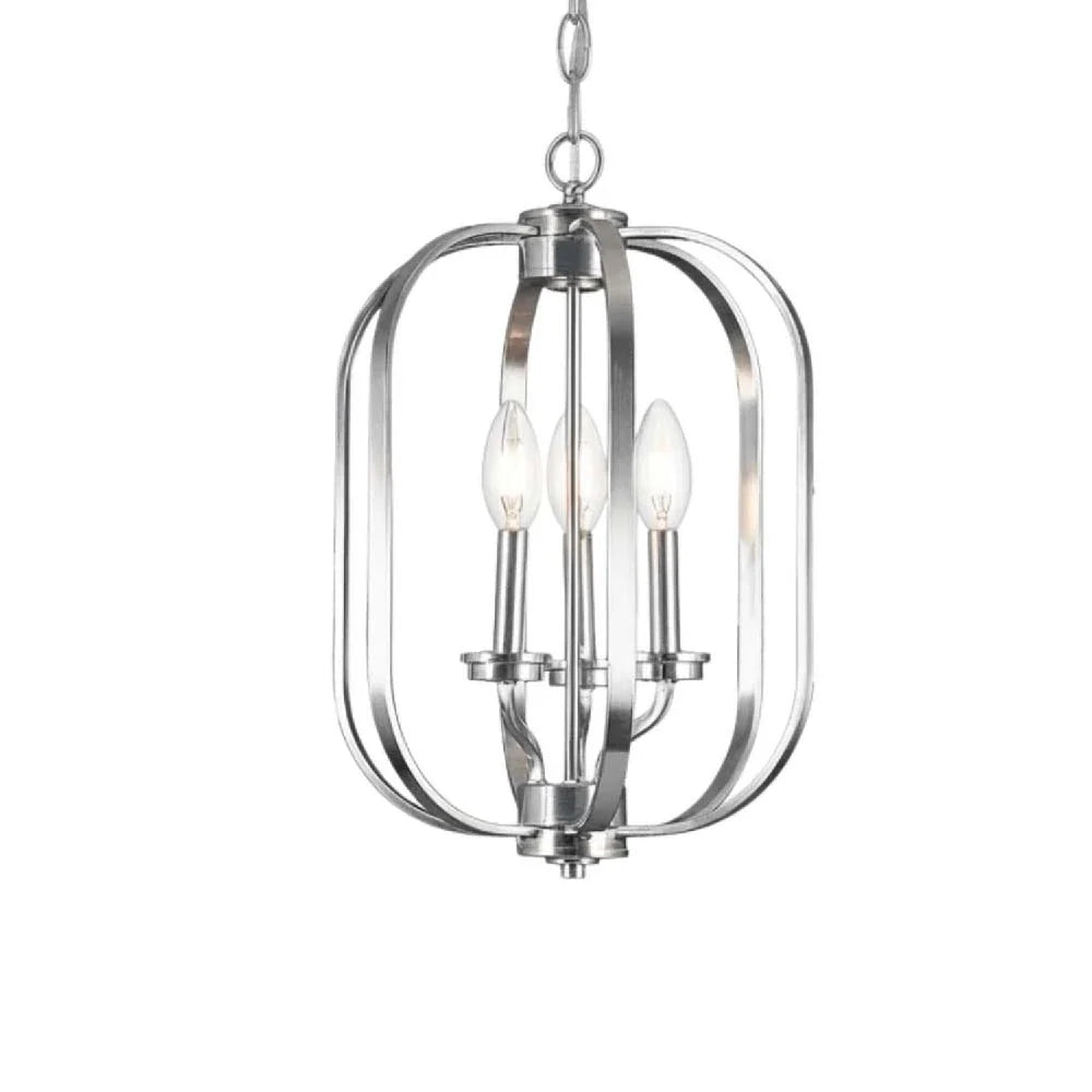 Victoria Series 3-Light Small Entry Cage - NK