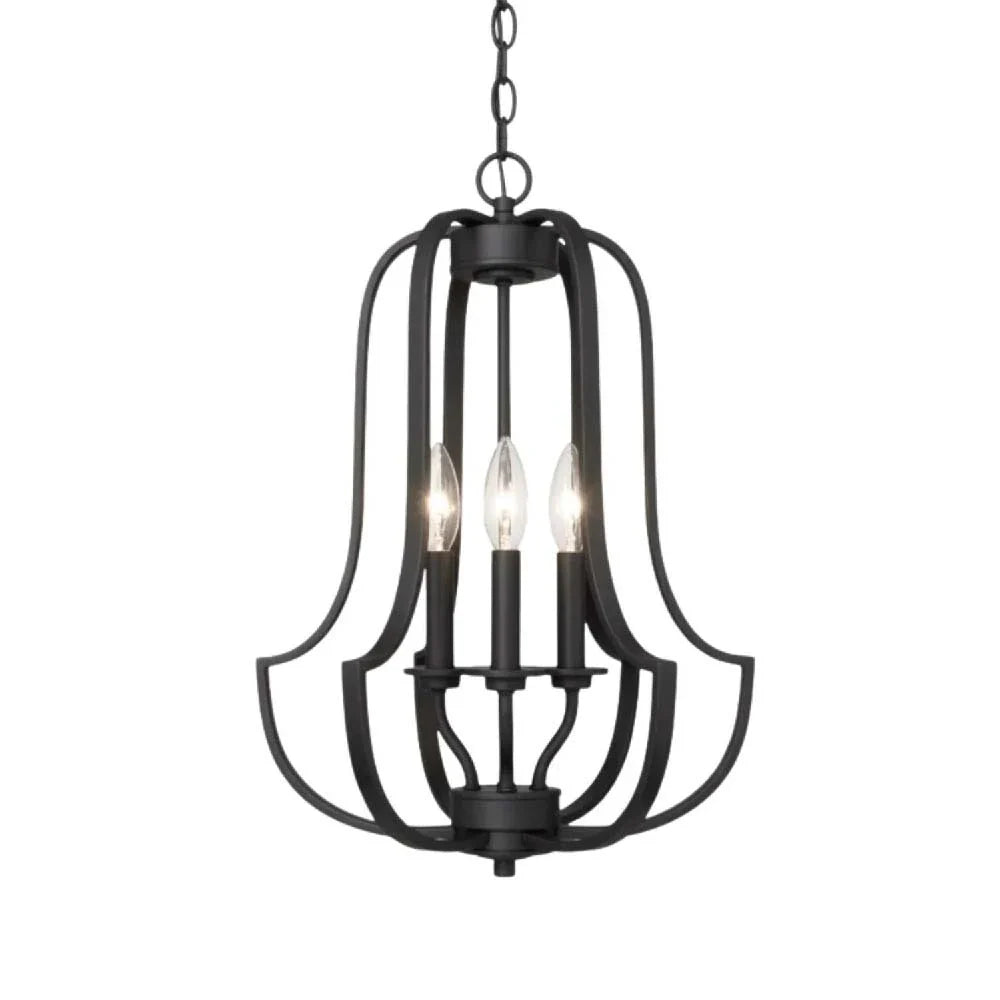 Lexington 3-Light Entry Cage - MB