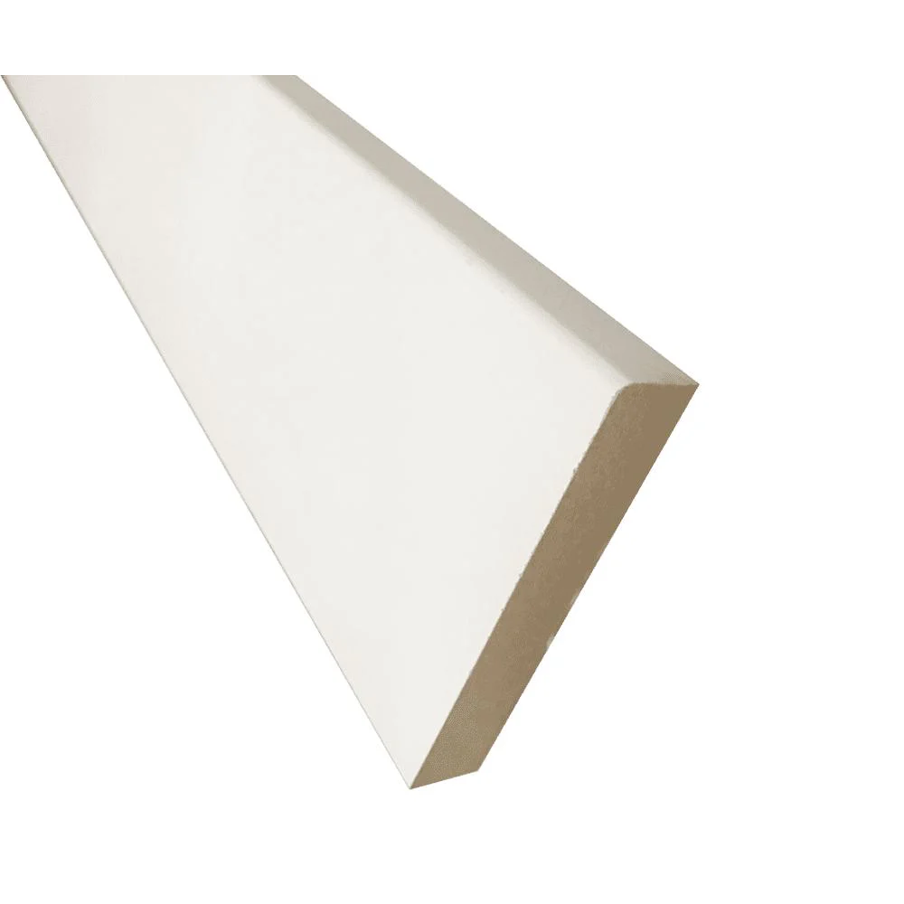 Woodgrain Millwork Primed MDF Base Molding 3 1/2 in X 17 ft