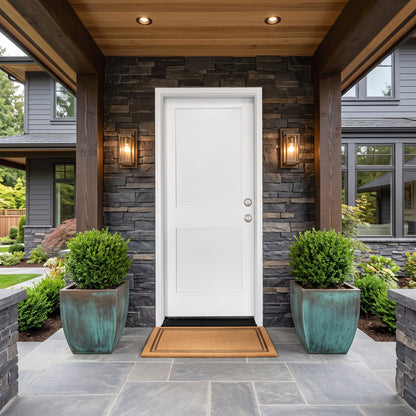 3/0x6/8 Primed 2 Panel Fire Rated Exterior Prehung Door