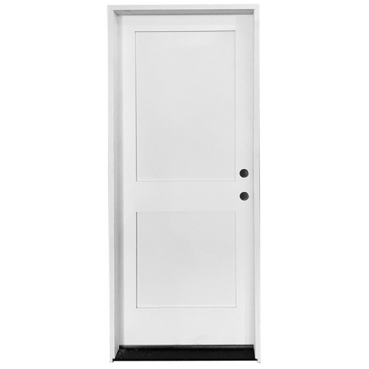 3/0x6/8 Primed 2 Panel Fire Rated Exterior Prehung Door