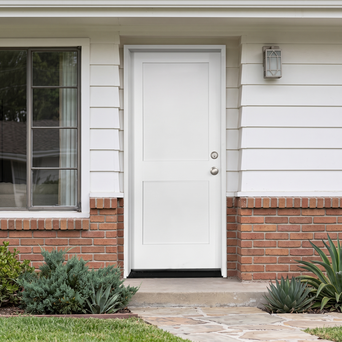 3/0x6/8 Primed 2 Panel Fire Rated Exterior Prehung Door