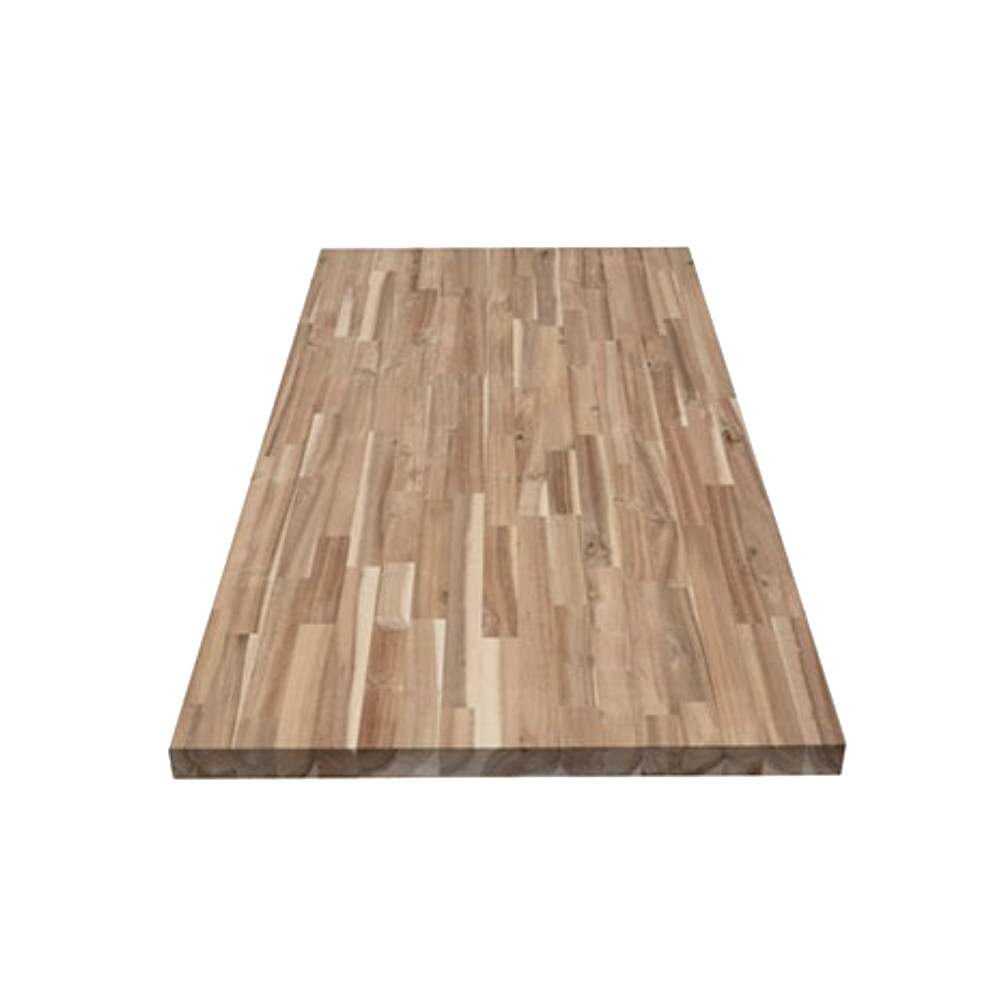 Unfinished Acacia 10 ft. L x 25 in. D x 1.5 in. T Butcher Block Countertop