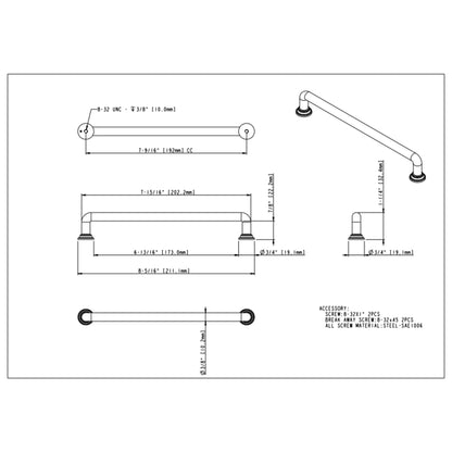 Davis 192 mm Center-to-Center Bar Pull