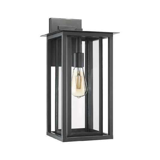 Labo Small Coach Light - Matte Black - Clear Glass