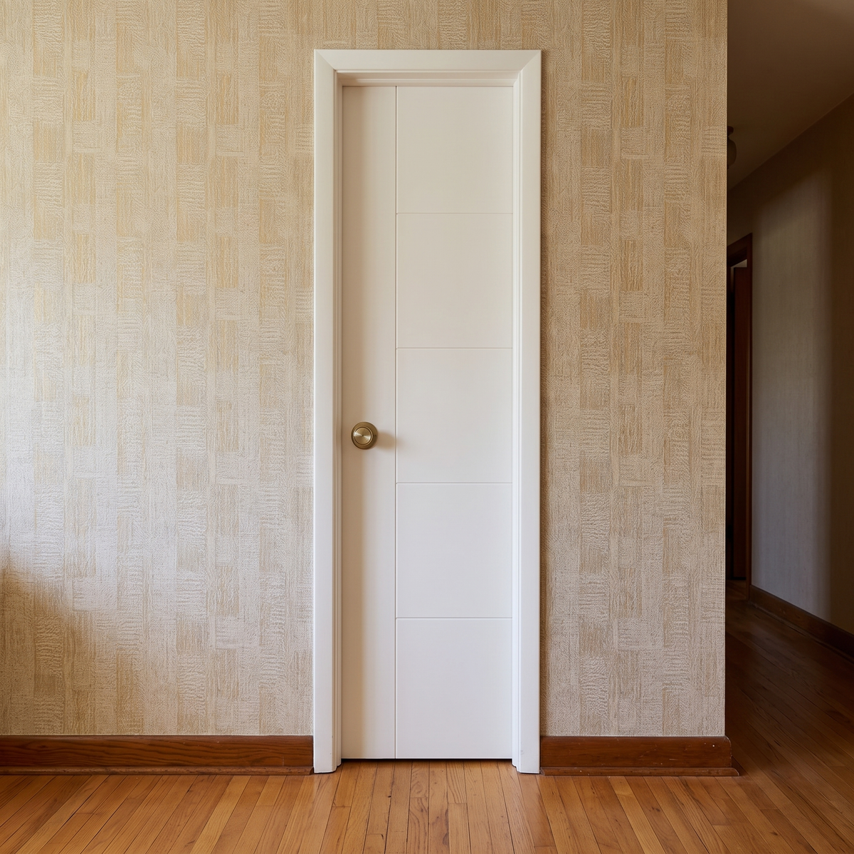 20 in. x 80 in. Berkley Hollow Core Primed White MDF Prehung Interior Door
