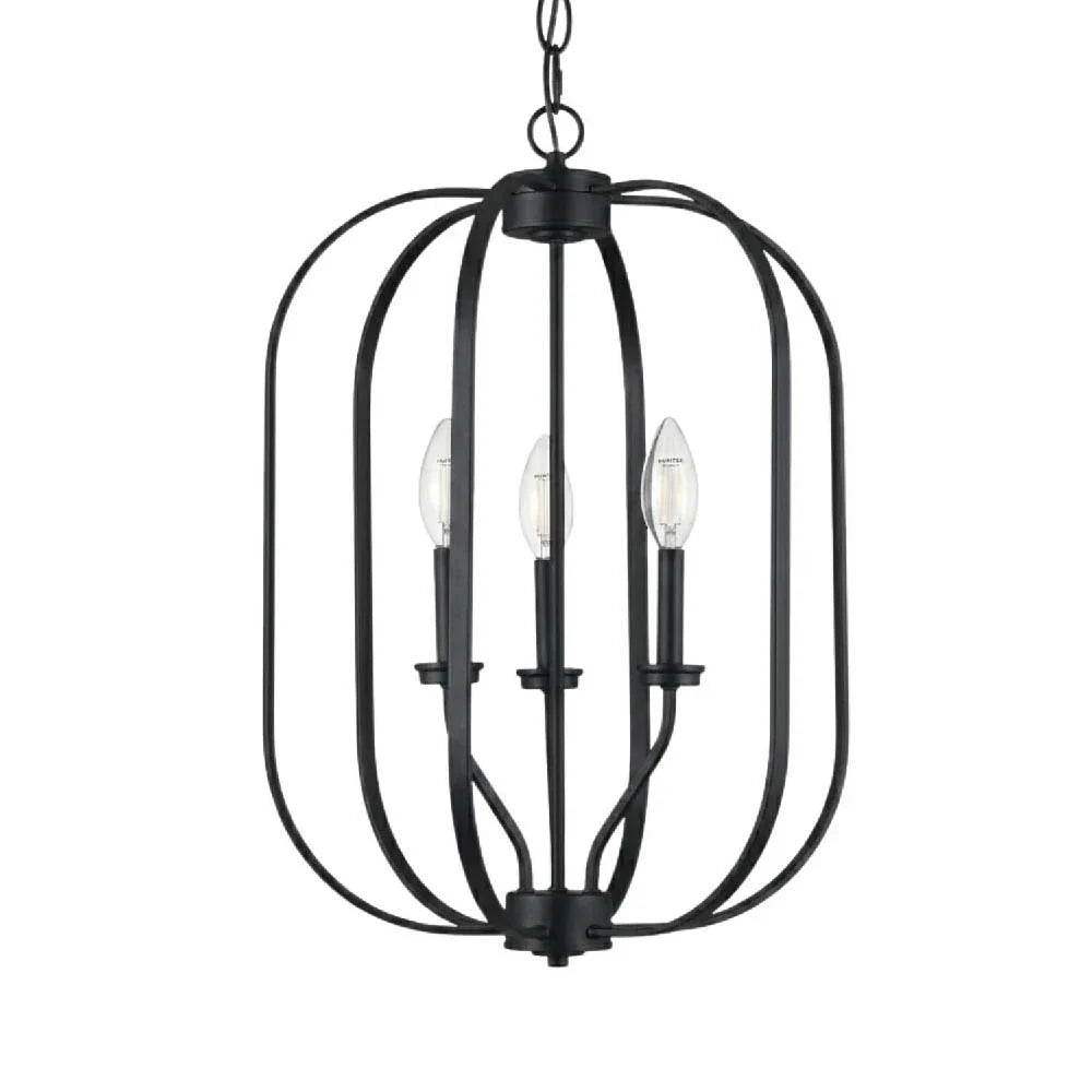 Victoria Series 3-Light Medium Entry Cage - MB