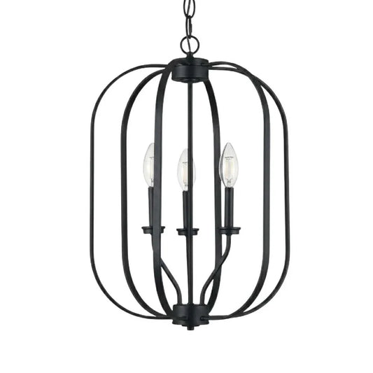 Victoria Series 3-Light Medium Entry Cage - MB