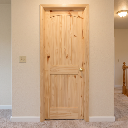 24 in x 80 in Cheyenne Knotty Pine Interior Prehung Door