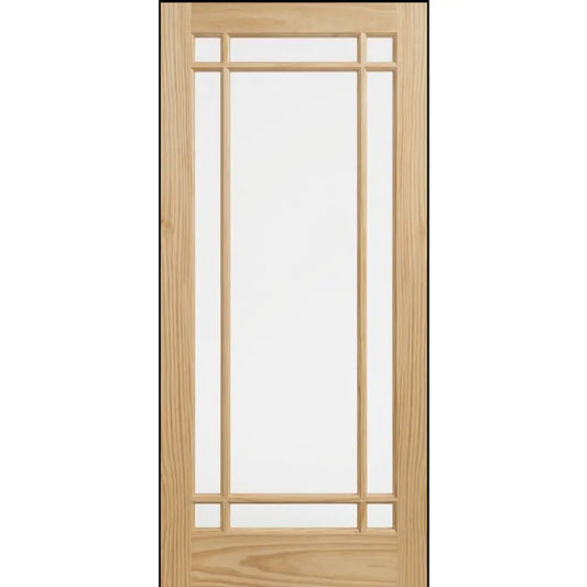 24 in x 80 in Prairie 9 Lite Pine Interior Door Slab