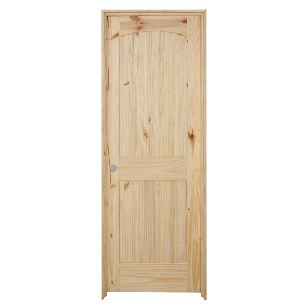 24 in x 80 in Cheyenne Knotty Pine Interior Prehung Door