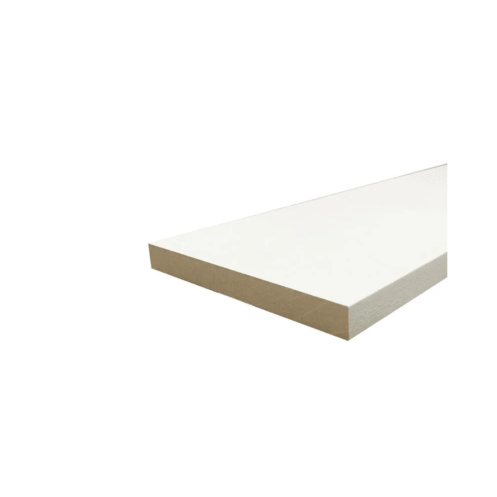 Woodgrain Millwork Primed MDF Base Molding 3 1/2 in X 17 ft