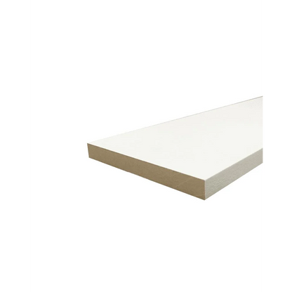 Woodgrain Millwork Primed MDF Base Molding 3 1/2 in X 17 ft