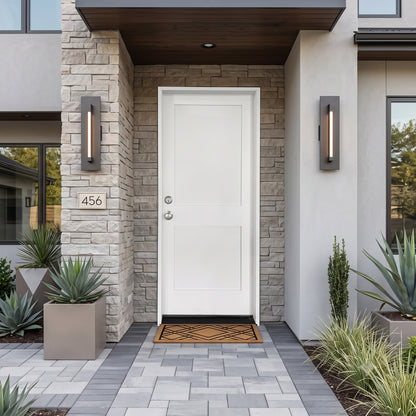 3/0x6/8 Primed 2 Panel Fire Rated Exterior Prehung Door