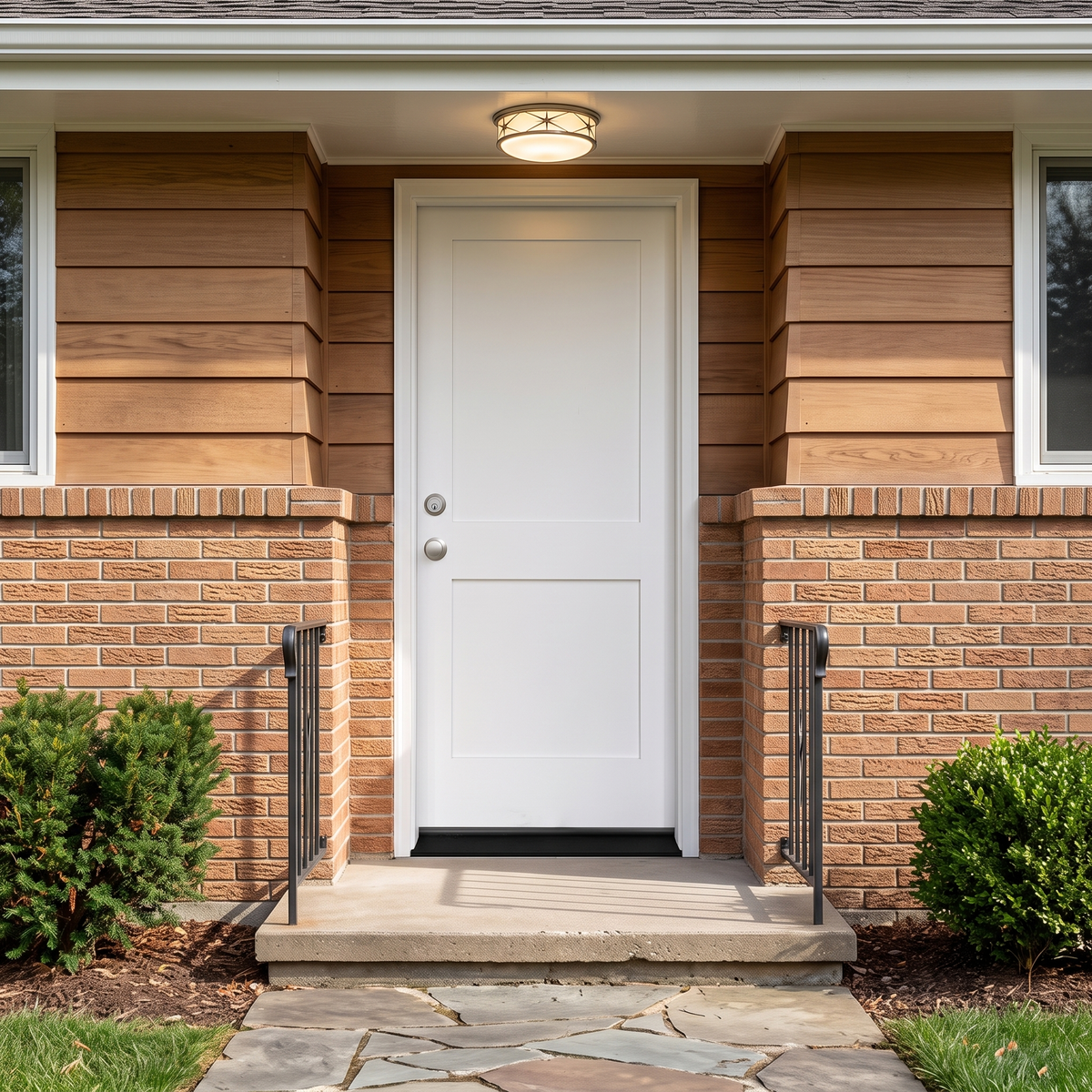 3/0x6/8 Primed 2 Panel Fire Rated Exterior Prehung Door