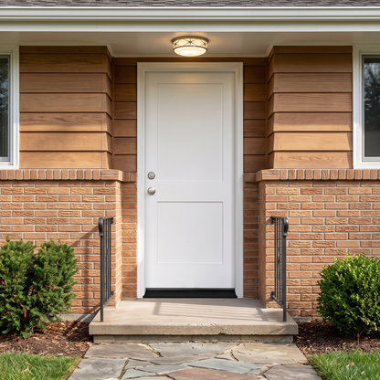 3/0x6/8 Primed 2 Panel Fire Rated Exterior Prehung Door