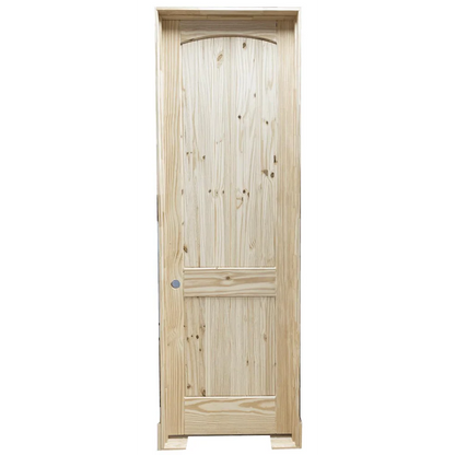30 in x 96 in Knotty Pine Prehung Interior Door