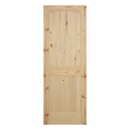 30 in. x 80 in. Cheyenne Knotty Pine Solid Core Interior Door Slab