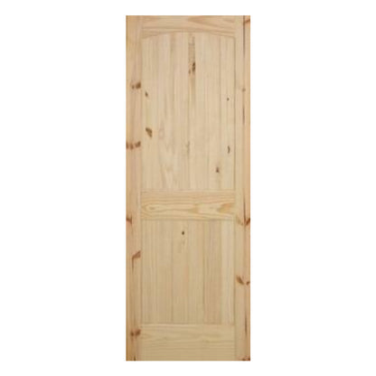 32 in. x 80 in. Cheyenne Knotty Pine Solid Core Interior Door Slab