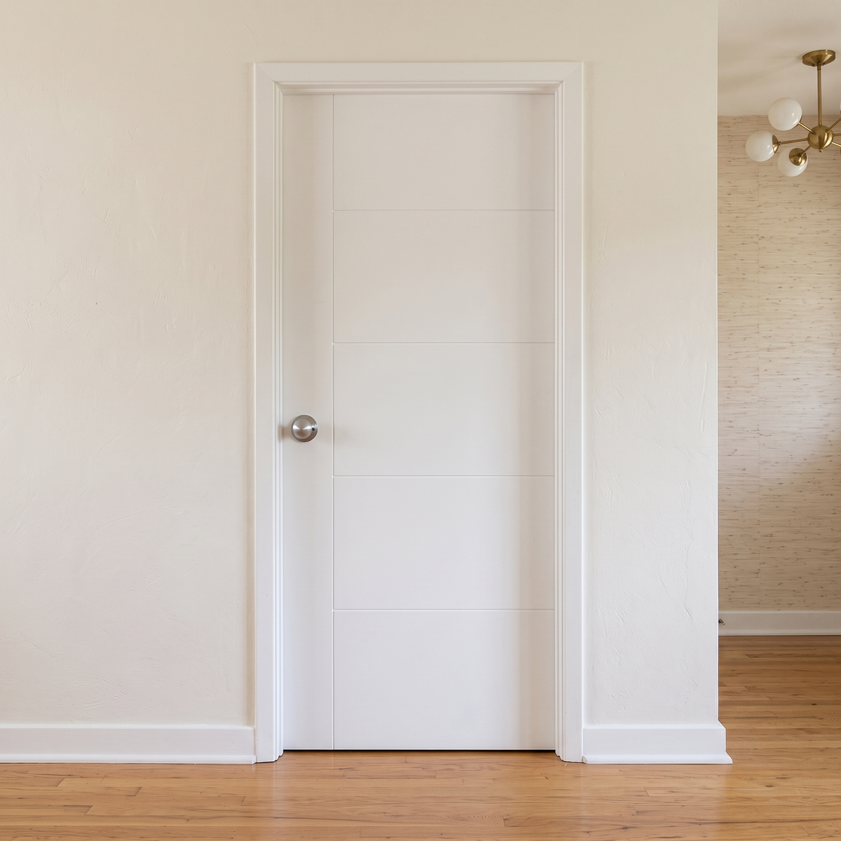 34 in. x 80 in. Berkley Hollow Core Primed White MDF Prehung Interior Door