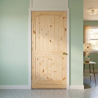 36" x 80" Knotty Pine Interior Wood Door Slab