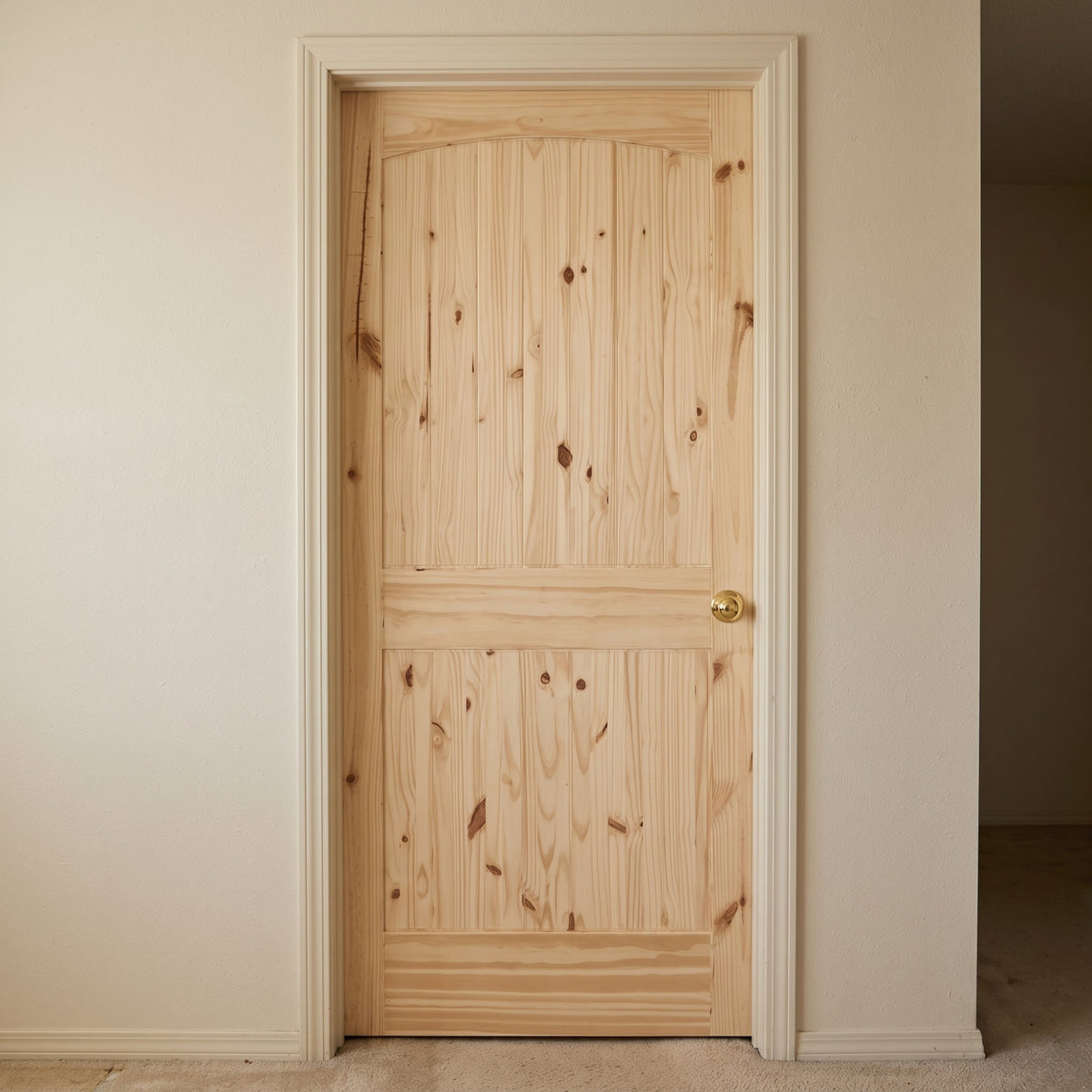 36" x 80" Knotty Pine Interior Wood Door Slab