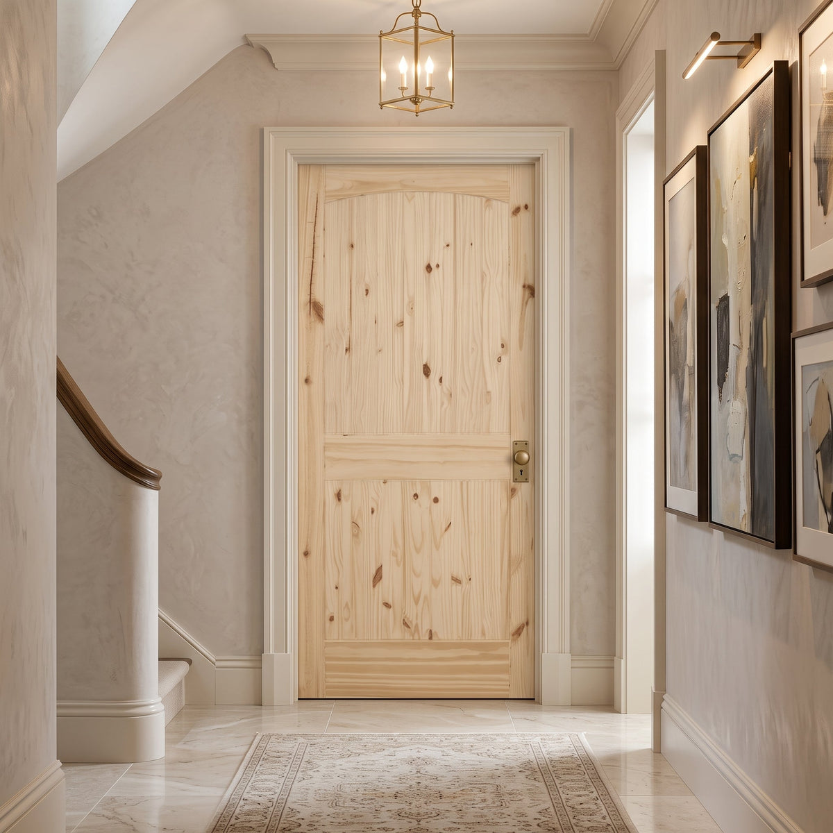 36" x 80" Knotty Pine Interior Wood Door Slab