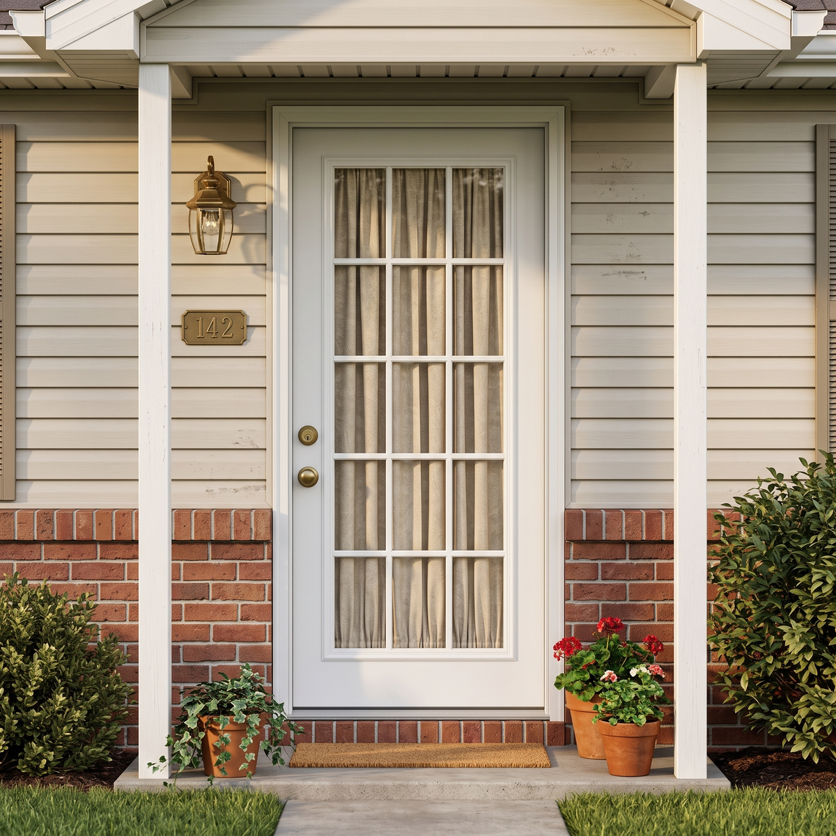 3/0x6/8 15 Lite Exterior Prehung Primed Fiberglass Door