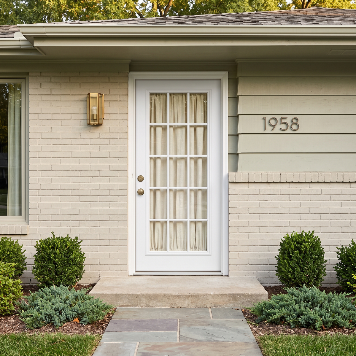3/0x6/8 15 Lite Exterior Prehung Primed Fiberglass Door