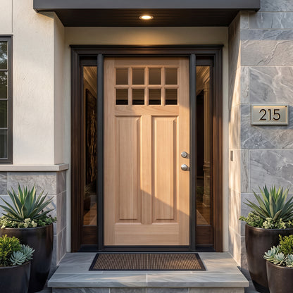 3/0x6/8 Mahogany 8 Lite Door Slab
