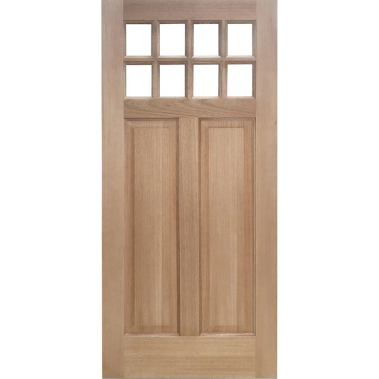 3/0x6/8 Mahogany 8 Lite Door Slab