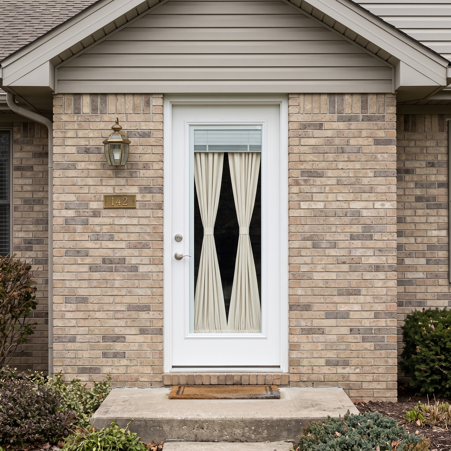3/0x6/8 Primed Fiberglass Full Mini Blind Exterior Door
