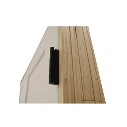 Primed 1-Panel Shaker Solid Core Primed MDF Prehung Interior Door