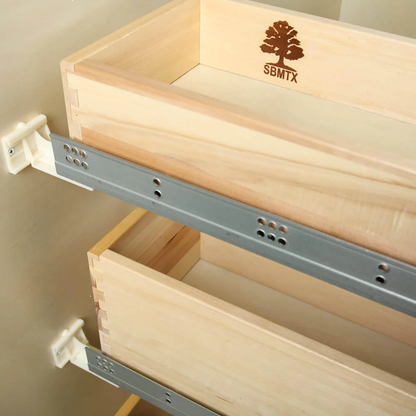 Glazed Chocolate Contempo Wood Vanity Double Sink and 3 Drawer Base | 60"