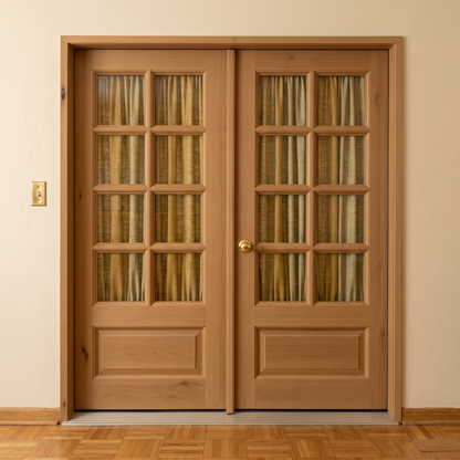 6/0X6/8 Knotty Alder Double Door